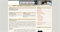 Desktop Screenshot of chileculture.org